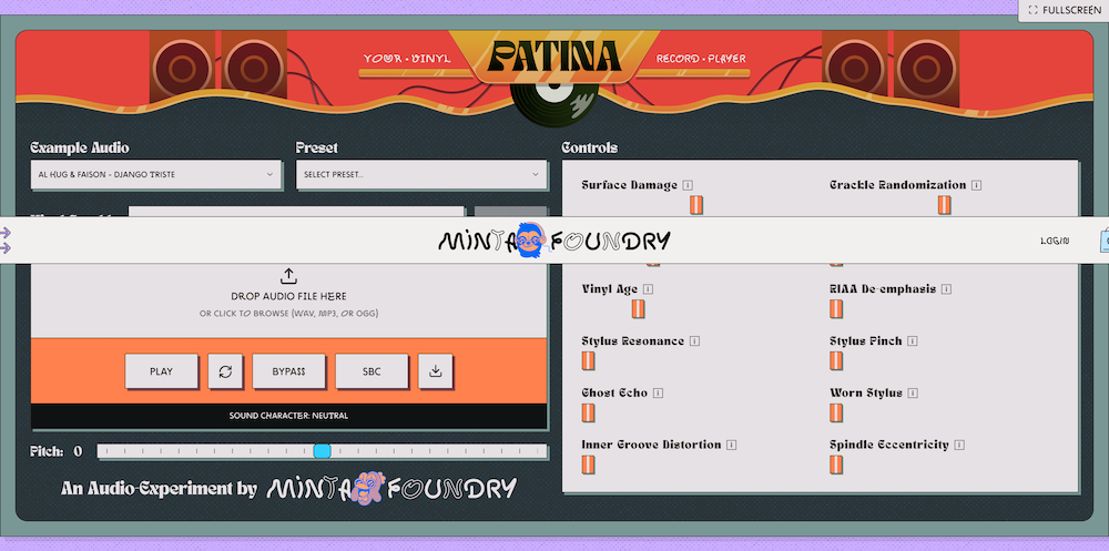 Patina – Free Vinyl Simulator: Bring Authentic Record Warmth to Your Digital Tracks