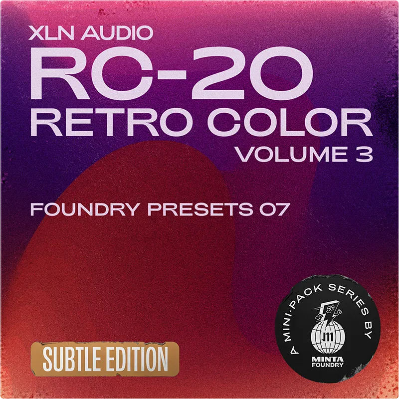 Minta Foundry - Foundry Presets 07: RC-20 – Vol. 3 (Subtle Edition)