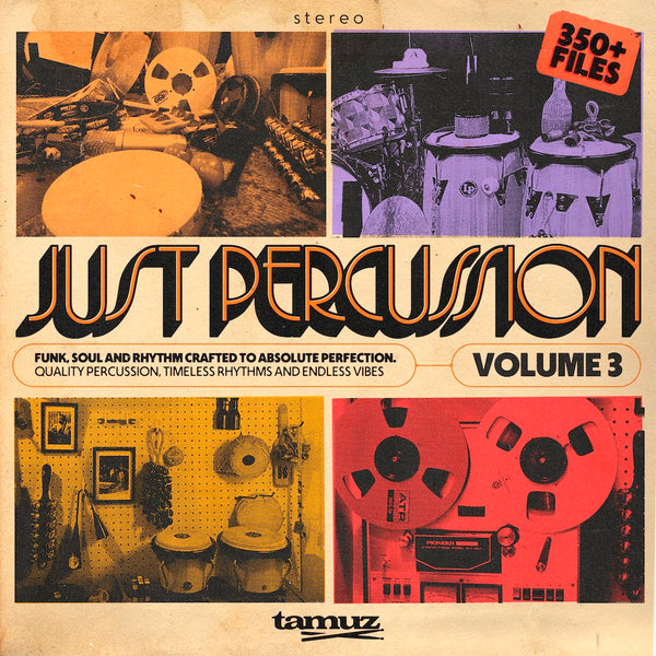 Tamuz - Just Percussion Vol. 3 Sample Pack – The Drum Broker