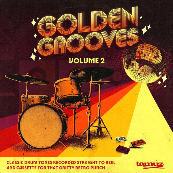 Golden Grooves Vol. 2 Sample Pack - 448 Vintage Funk Drums – The
