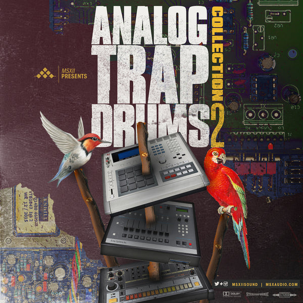 Trap Drum Samples - Analog Trap Drums Vol. 2 – The Drum Broker