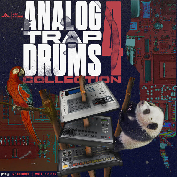 Trap Drum Samples Analog Trap Drums Vol. 4 The Drum Broker