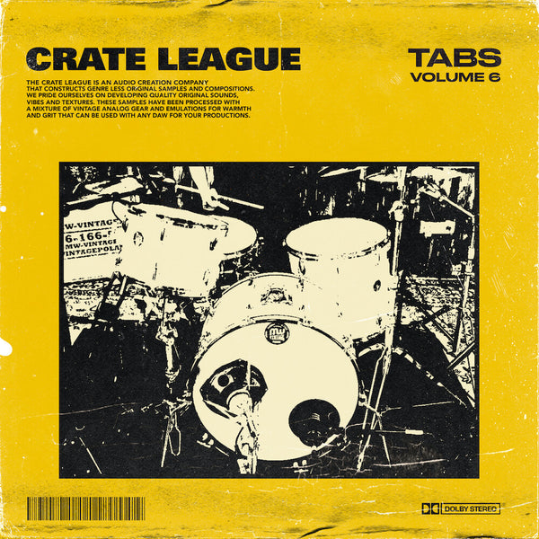 The Crate League - Tabs Vol. 6 (Sample Pack) – The Drum Broker